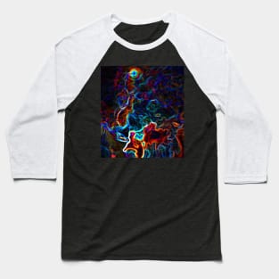 Black Panther Art - Glowing Edges 451 Baseball T-Shirt